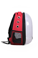 Cattie Vısıon Kedi Köpek Taşıma Çantası Kırmızı