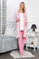 Monamise Kadın Hamile 3'lü Pijama Takımı K18011721001
