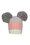 Kitti Kız Çocuk Atkı Bere Set P-K23160-05PMB