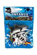 Okyanus Hayvanları Poşetli Hayvan Oyun Seti Küçük 704