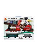 Sesli ve Işıklı Klasik Tren Seti 16 Parça