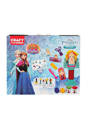 Oyuncak Crafy Frozen Sihirli Salon Oyun Hamur Seti 200 gr. 15 Parça