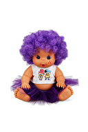 Kıvırcık Renkli Saç Et Bebek 4As