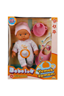 Bebelou Yemek Zamanı Sesli Bebek Seti 35 cm