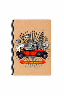 Art Style Defter A4 60 Yaprak Çizgili PP Kapak Spiralli