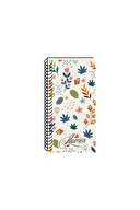 Lilamor Yandan Spiralli Bloknot 8x16cm 100 sayfa Cute Family