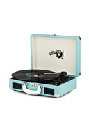 Ktools Pikap Bluetooth Hoparlör Long Nostalgia K344 Mavi