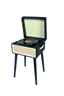 Ktools Pikap Bluetooth Hoparlör Long Play Retro Plus Siyah Turntable