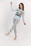 Hello Kitty Kız Çocuk Pijama Takım L1400-GYSL