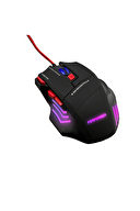 Polosmart PGM07 Gaming Mouse + Mouse Pad Kırmızı
