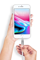 Polosmart psm06 lıghtnıng şarj kablosu beyaz