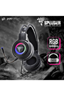 Polosmart pgm14 kulaküstü kablolu gaming kulaklık siyah