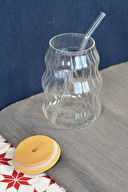 Paçi Bambu Kapak Pipetli Kupa 450 ml