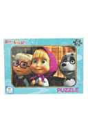 Maşa Koca Ayı 24 Parça Frame Puzzle MS7537