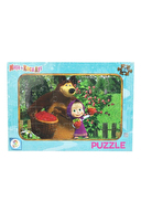 Maşa Koca Ayı 24 Parça Frame Puzzle MS7537