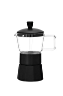 Taşev Stone Cam Moka Pot 3 Fincan