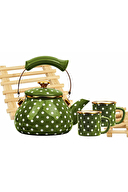 Bambum Pera Çay Seti Yeşil