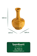 Bambum Kepez Bambu Vazo 8*4,9cm