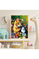 KS Games Kedi Ailesi Puzzle 300 parça