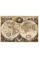 KS Games Vintage World Map Puzzle 2000 parça