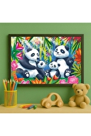 Ks Games Puzzle The Panda Family 24 Parça