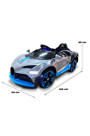 Akülü Araba Uzaktan Kumandalı 12V Style Gri