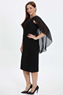 Selen Kadın Büyük Beden Elbise 24YSL7474