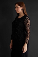 Selen Kadın Büyük Beden Elbise 24YSL7494