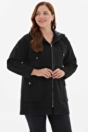 Selen Kadın Büyük Beden Kaban 24KSL9382