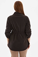 Selen Kadın Büyük Beden Trençkot 24KSL9392