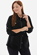 Selen Kadın Büyük Beden Trençkot 24KSL9392