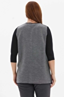 Selen Kadın Büyük Beden Yelek 24KSL2045