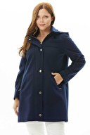 Selen Kadın Büyük Beden Kaban 24KSL9404