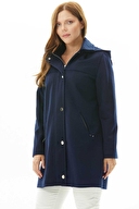 Selen Kadın Büyük Beden Kaban 24KSL9404