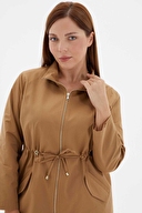 Selen Kadın Büyük Beden Trençkot 24KSL9399