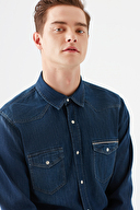 Mavi Erkek Kot Gömlek M0248429628