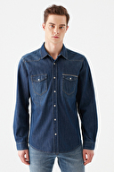 Mavi Erkek Kot Gömlek M0248429628