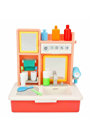 Eğitici Banyo Lavabo Pilli Pembe