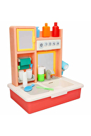 Eğitici Banyo Lavabo Pilli Pembe