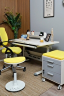 Creo Mobili Dinamik Tabure Sarı Srtab-6