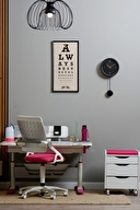 Creo Mobili Sirius Delux Çalışma Masası Fuşya Srdea