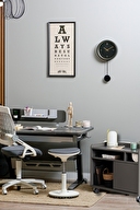 Creo Mobili Sirius Premium Plus Çalışma Masası Takımı Antrasit Gri Srprp