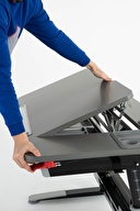 Creo Mobili Sirius Premium Plus Çalışma Masası Takımı Antrasit Gri Srprp