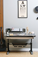 Creo Mobili Sirius Standart Çalışma Masası Antrasit Gri Srstd