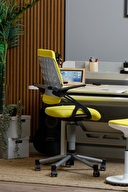 Creo Mobili Vega Sandalye Sarı Sarı Vgsan-4