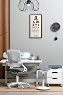 Creo Mobili Sirius Premium Çalışma Masası Takımı Beyaz Gri Srpre