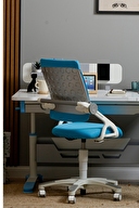 Creo Mobili Sirius Sandalye Mavi Mavi Srsan-4