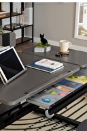 Creo Mobili Vega Advanced Çalışma Masası Takımı Antrasit Gri Vgadv