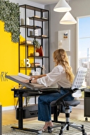 Creo Mobili Vega Standart Çalışma Masası Antrasit Gri Vgstd