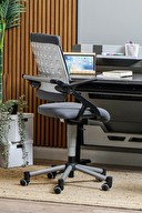 Creo Mobili Vega Plus Sandalye Antrasit / Beyaz